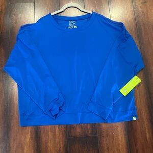 Lucky in Love Vibrant Blue XXL Active Top